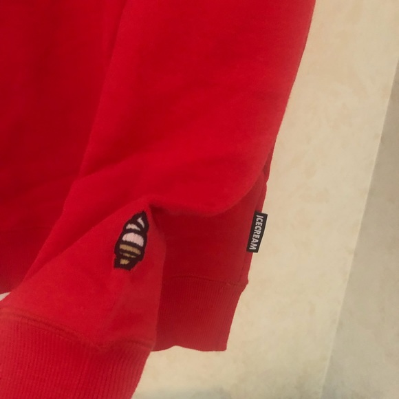 Icecream by billionaire boys club bbc graphic pullover sweatshirt size large.